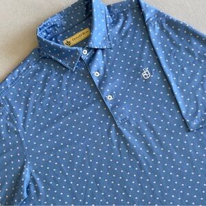 Donald Ross Blue Golf Polo